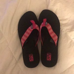 Teva flip flops never worn